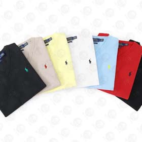 Paul POLO thin V-neck cotton vest for men-1806  